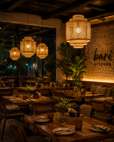 Bamboo Pendant Warm Home Lighting