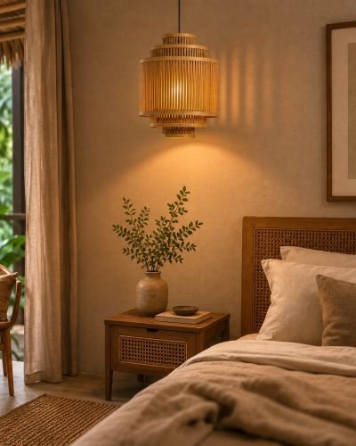 Bamboo Pendant Warm Home Lighting