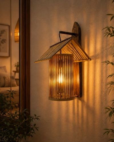 Artisan Made Bamboo Lamp shade