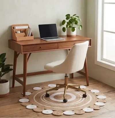 Durable round Jute Rug