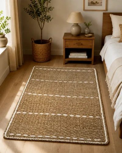 Handcrafted Natural Seagrass Mat