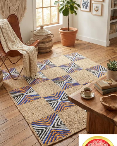 Natural Weave Jute Rug