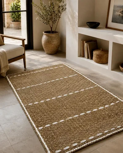 Handcrafted Natural Seagrass Mat
