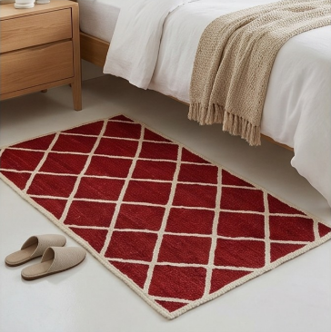 Handmade Square Jute Rug