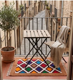 Handwoven Sataranji Floor Mat