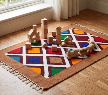 Handwoven Sataranji Floor Mat