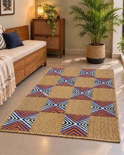 Natural Weave Jute Rug